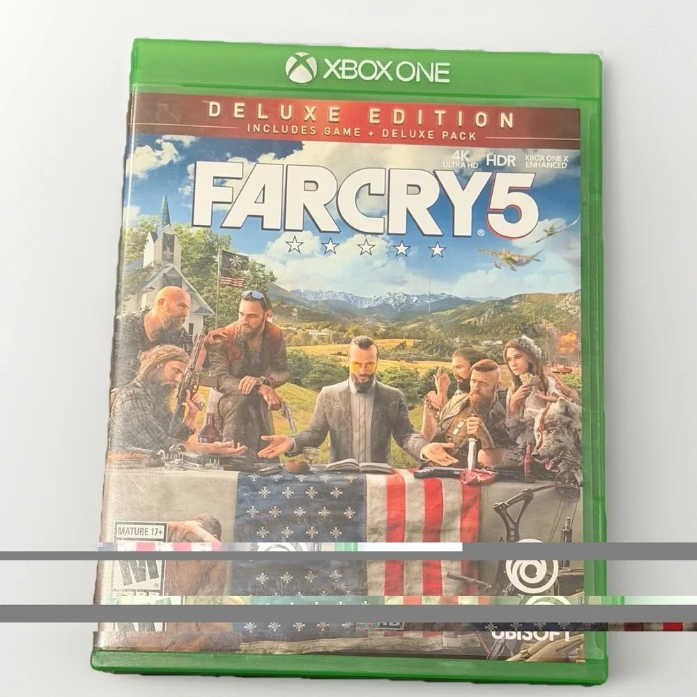 Far Cry 5 Deluxe Edition Xbox One Disc & Case Untested No Manual